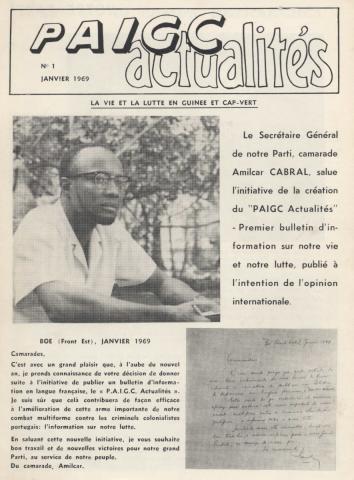 PAIGC Actualités,  n.º 1, janeiro de 1966